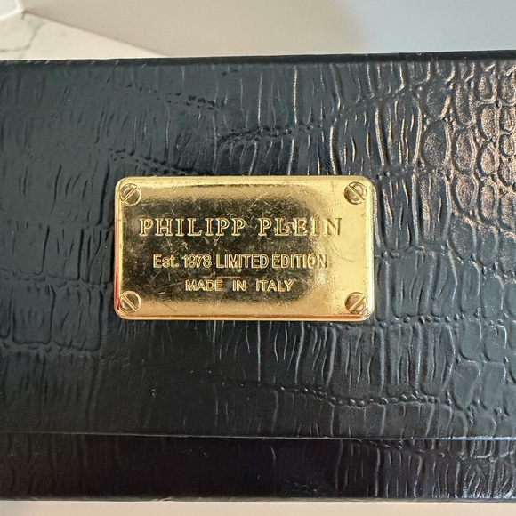 Philipp Plein “Skully” Gold Aviator Sunglasses main image 4